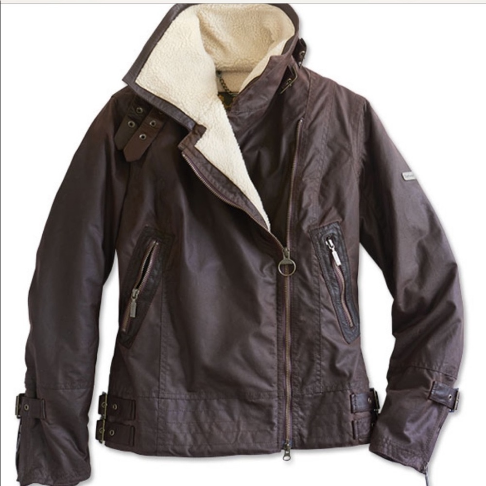 Barbour Ordinance Waxed Cotton Aviator Jacket NWT